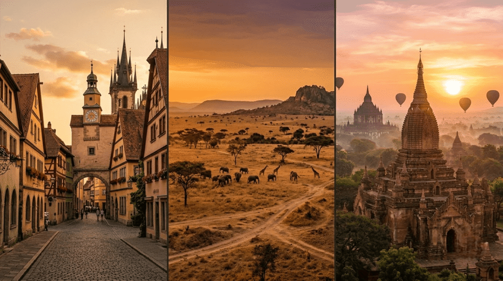 Escorted worldwide tours from London with Red Tours across Europe, Asia, Africa and beyond